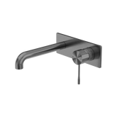 Opal Wall Basin Mixer Graphite